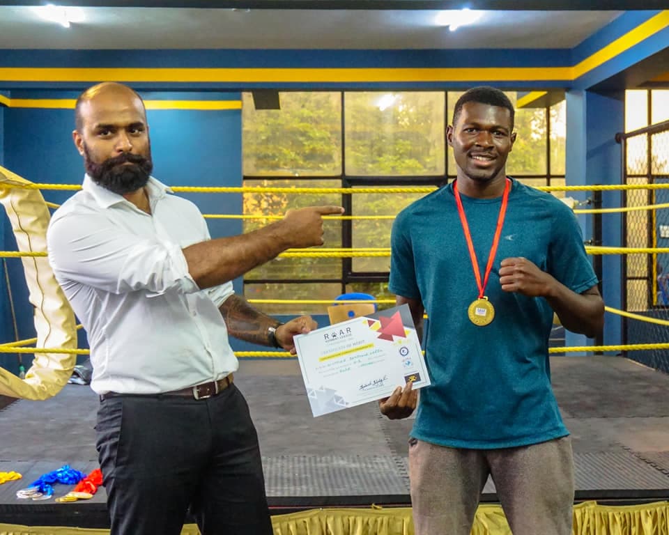 Gold Medal in Kickboxing