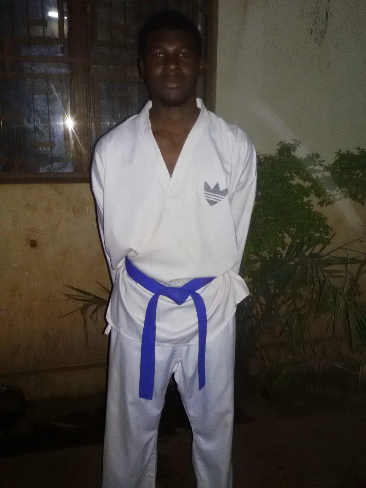 Young Wilfried Bertrand in Taekwondo days